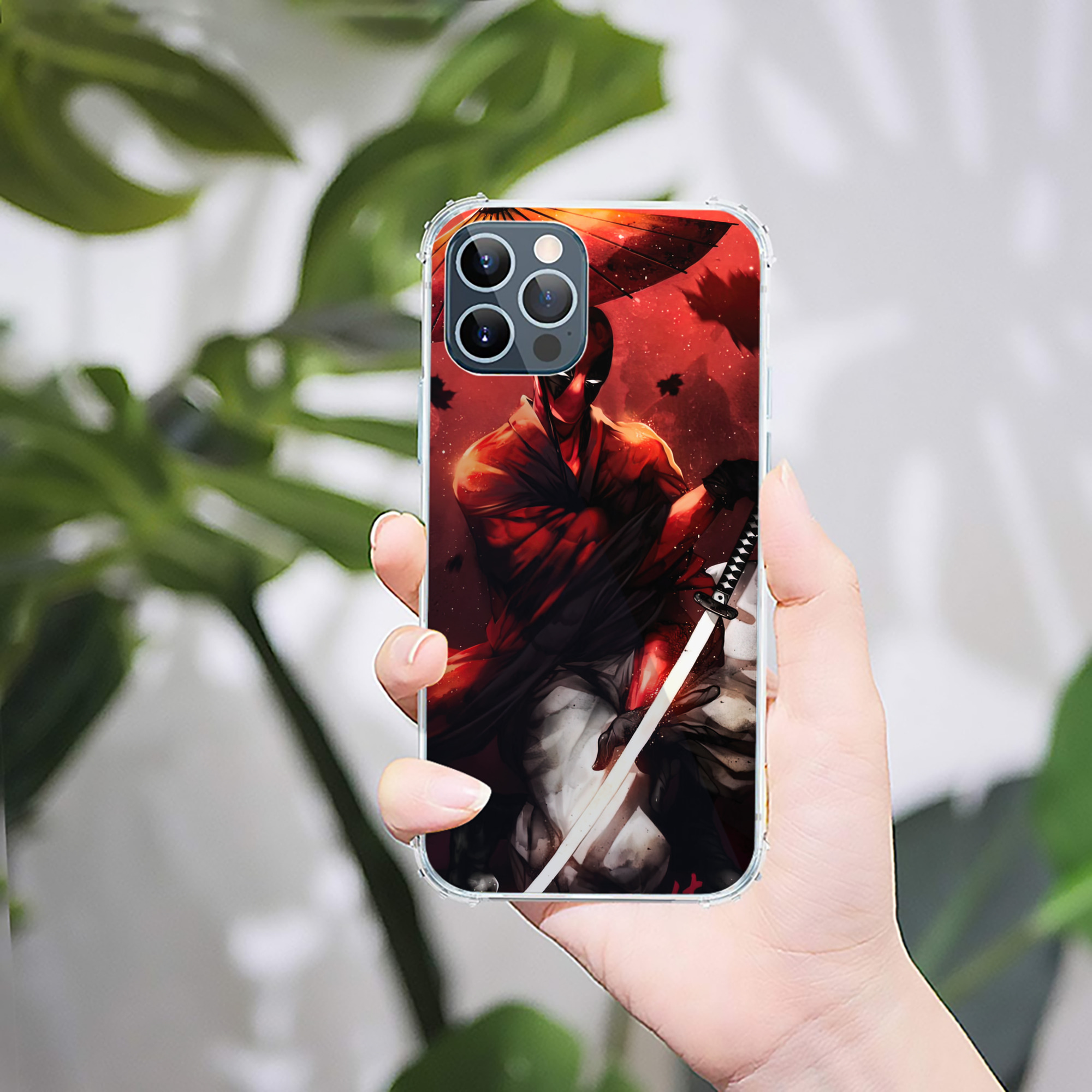 （画像用） Deadpool デッドプール 【iPhone 12シリーズ対応】透明スマホケース（クリアソフトケース）